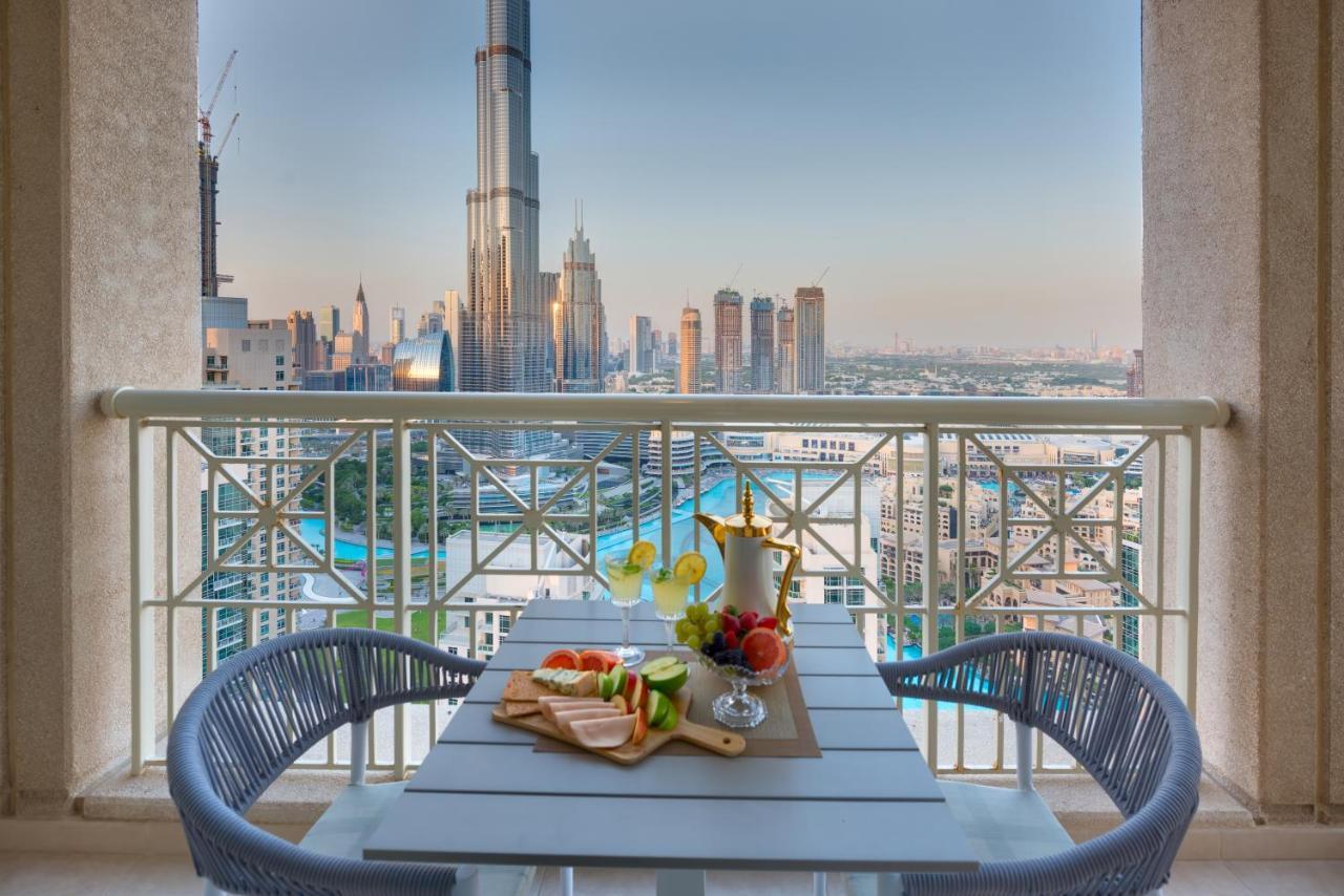 Durrani Homes - Designer 2Br Apt With Stunning Burj Khalifa And Fountain View دبي المظهر الخارجي الصورة