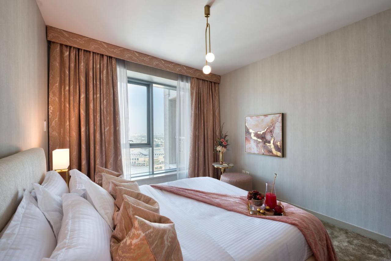 Durrani Homes - Designer 2Br Apt With Stunning Burj Khalifa And Fountain View دبي المظهر الخارجي الصورة