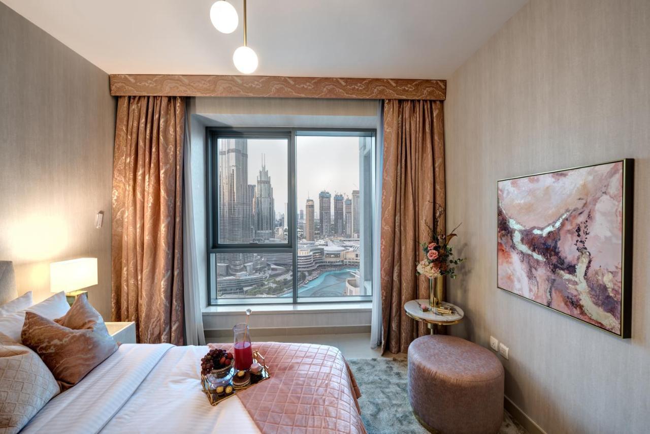 Durrani Homes - Designer 2Br Apt With Stunning Burj Khalifa And Fountain View دبي المظهر الخارجي الصورة