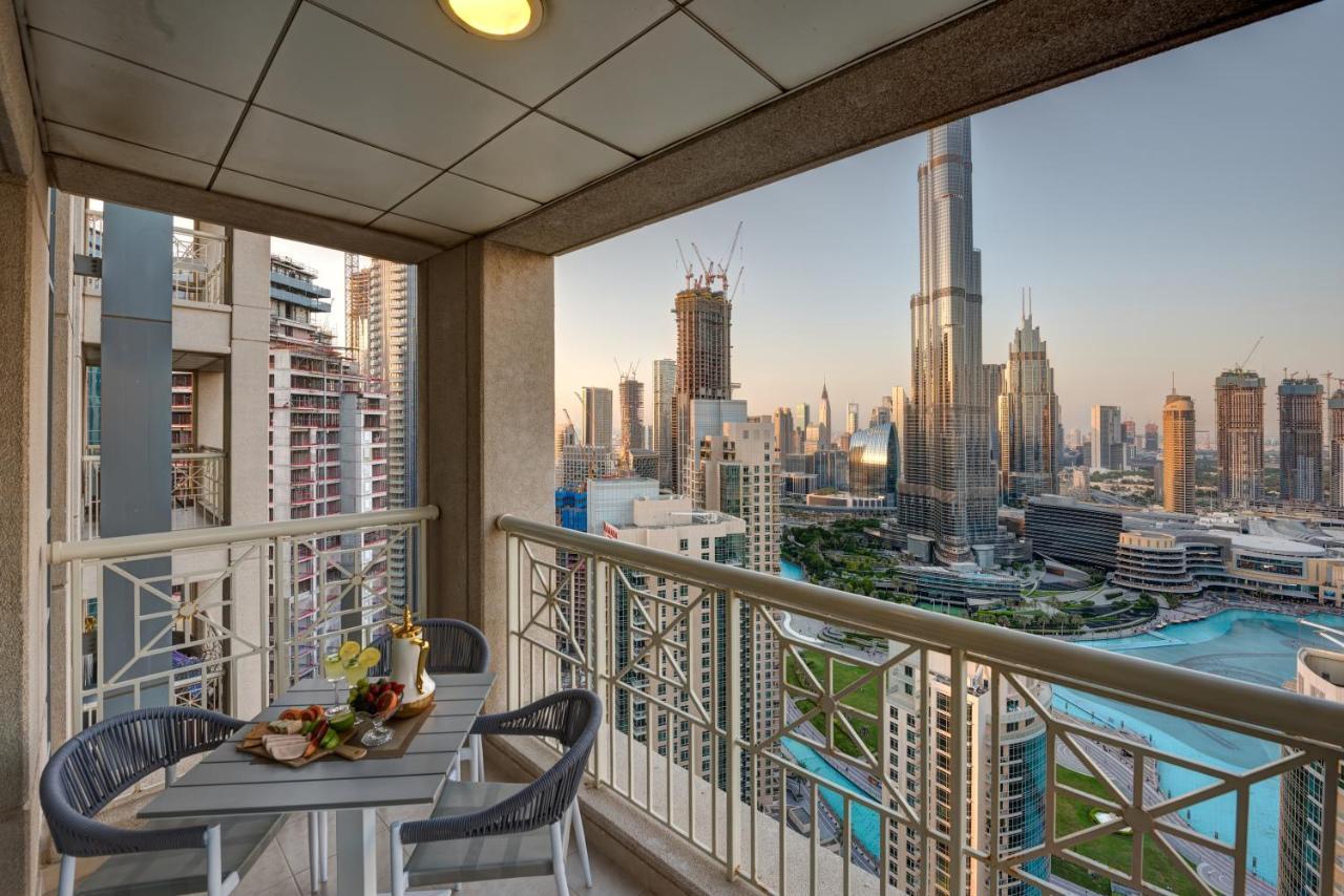 Durrani Homes - Designer 2Br Apt With Stunning Burj Khalifa And Fountain View دبي المظهر الخارجي الصورة